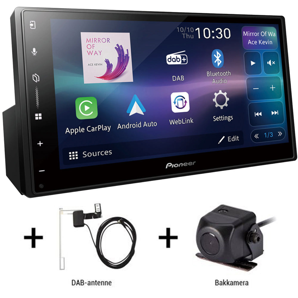 Pioneer SPH-DA77DAB/Cámara de Reversa - Apple CarPlay Inalámbrico