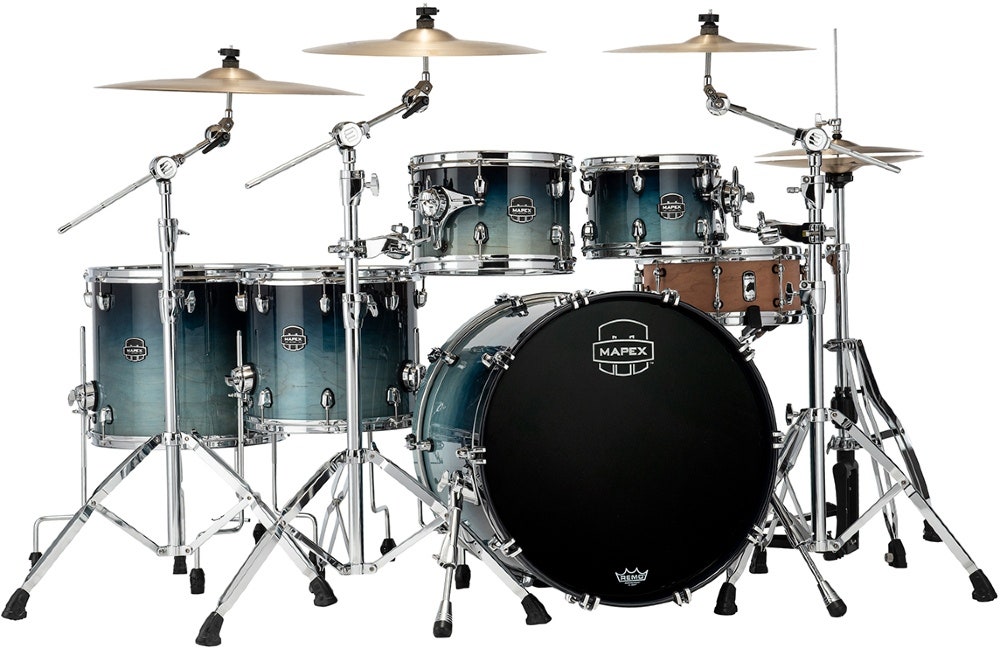 Mapex Saturn SR628XURJ - degradado azul verde azulado