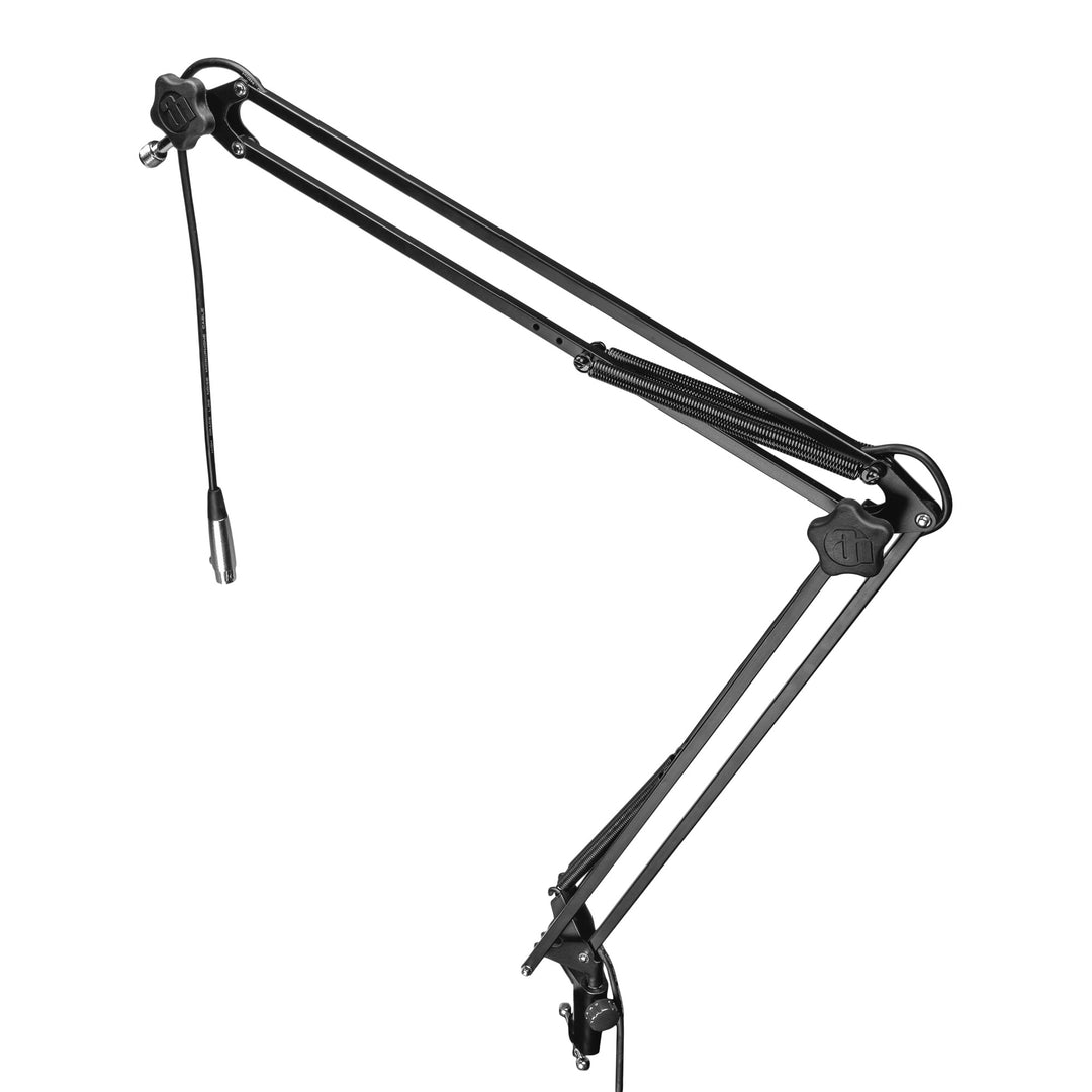 Adam Hall Stands S TBA 01 - Brazo de micrófono de sobremesa con cable XLR integrado