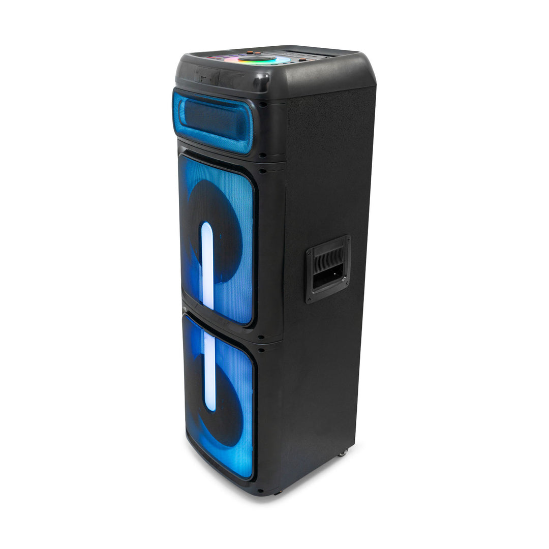 IBIZA Altavoz para fiestas con luces y función de karaoke