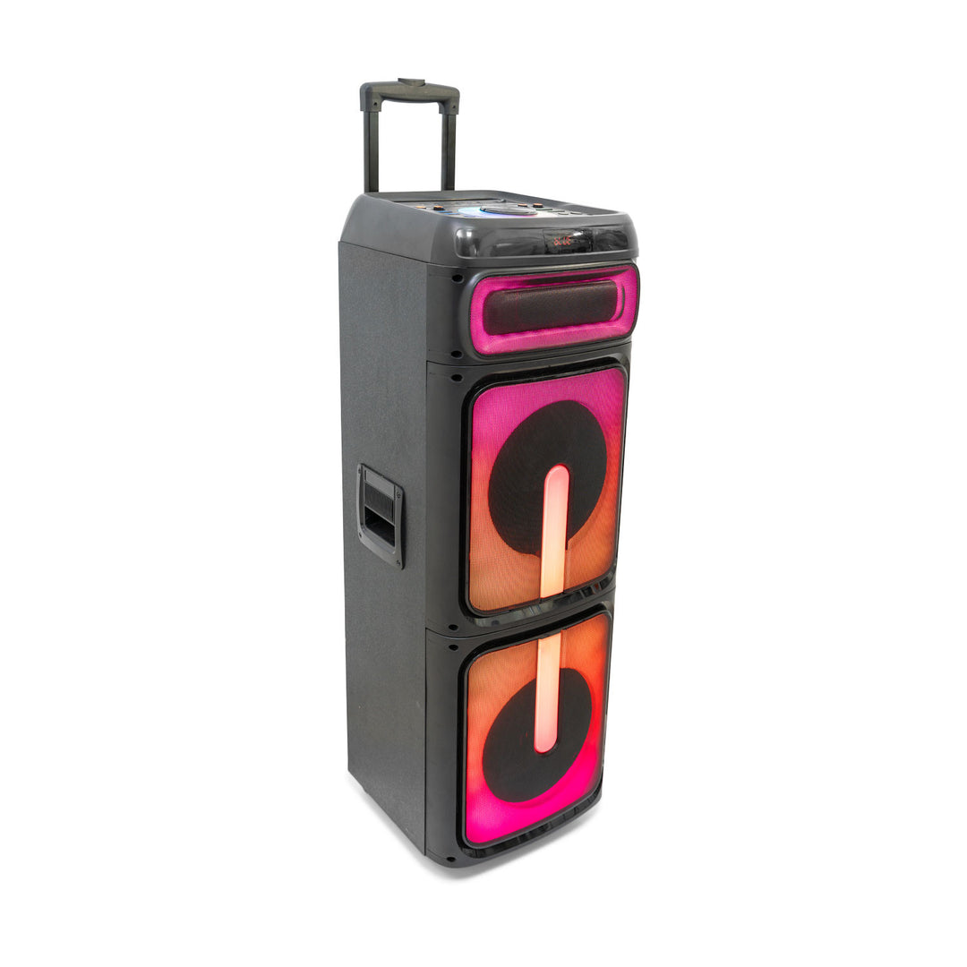 IBIZA Altavoz para fiestas con luces y función de karaoke