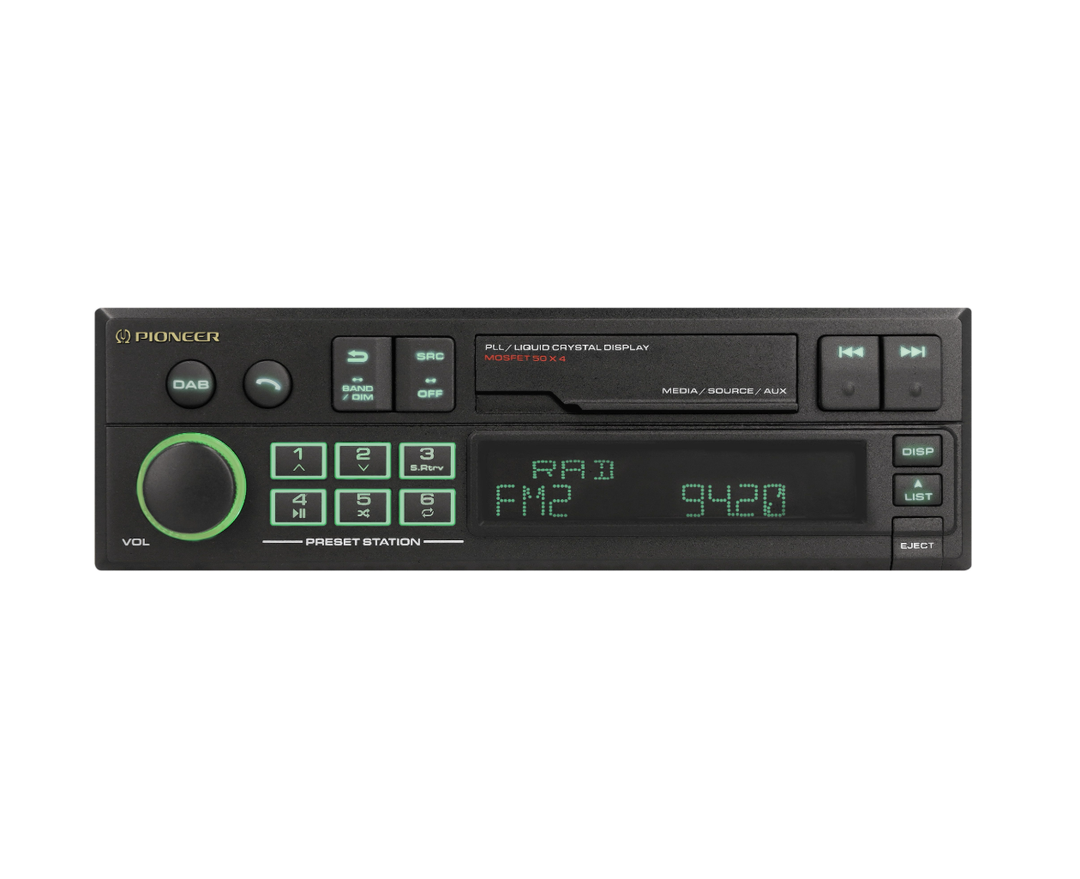 Pioneer SXT-C10PS Retro Bilradio con DAB+ y Bluetooth