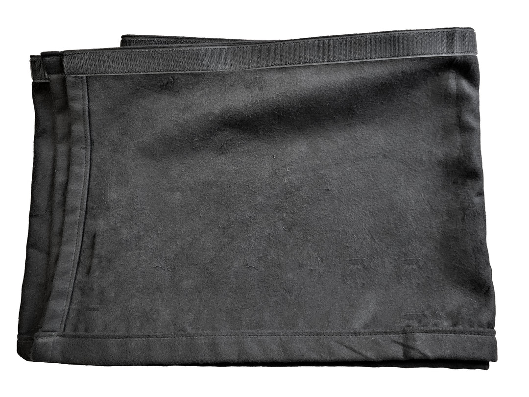 Molton con Velcro (2m x 20cm, Negro)