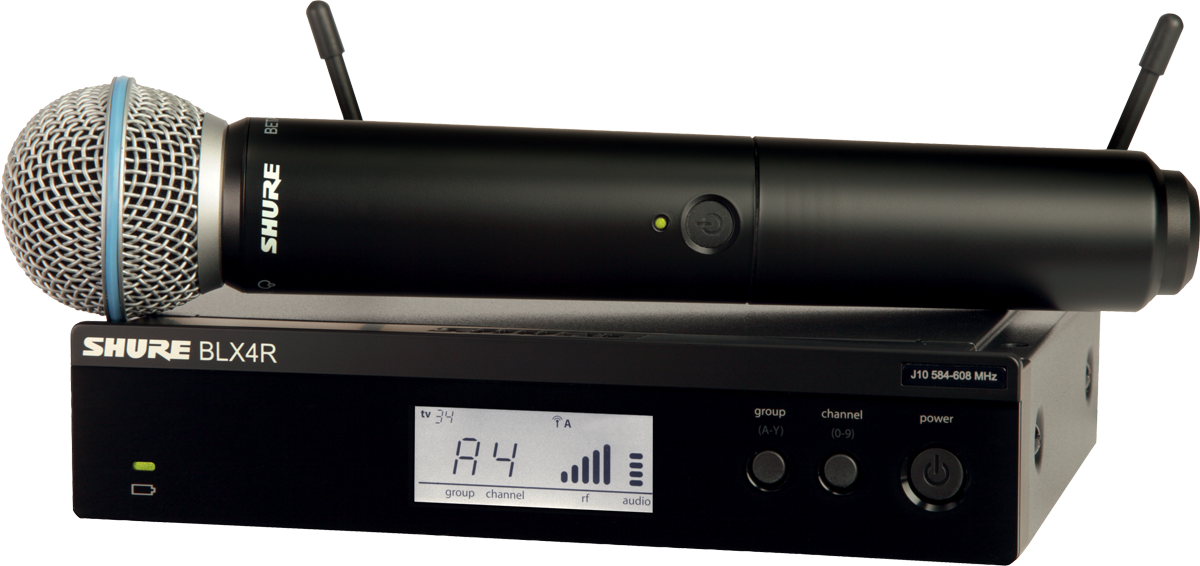 Shure BLX24R B58A Micrófono Inalámbrico (S8)