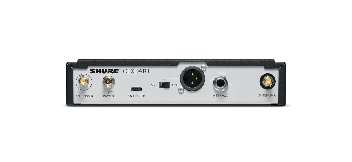 Shure GLXD4R+ Receptor Inalámbrico