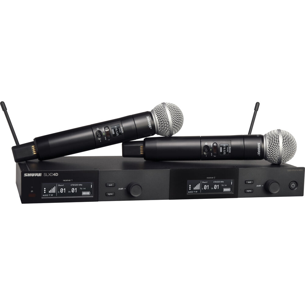 Shure SLXD24DE/SM58-J53 Trådløst Micrófonos System (562-606Mhz)