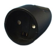 DK 230V female connector w/ ground