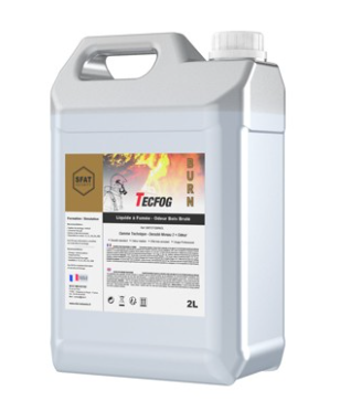 Líquido para humo para simulacro de incendio, Madera quemada (2L)