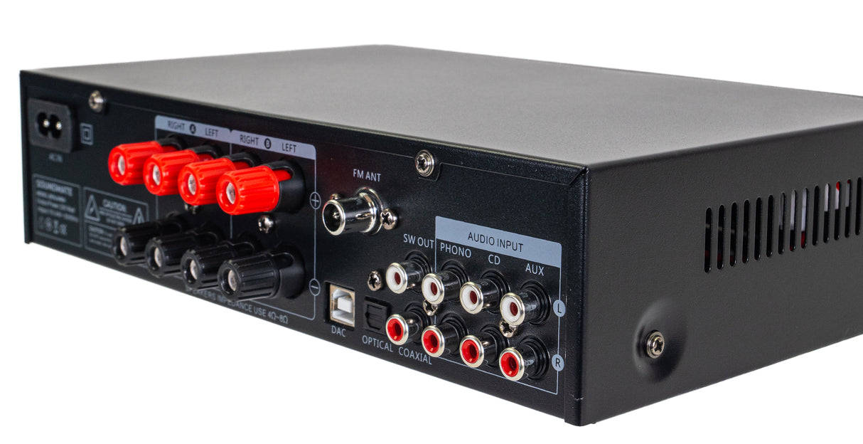 SoundMate Hi-Fi amplificador con Bluetooth (2x50W)
