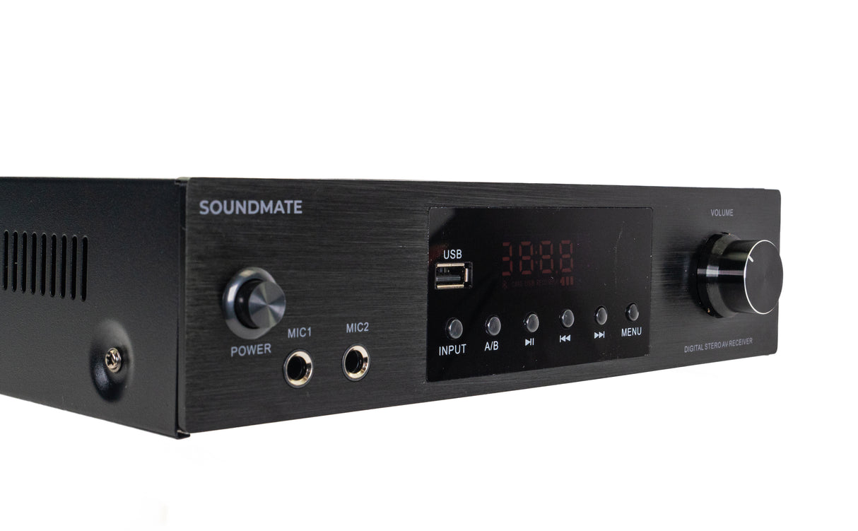 SoundMate Hi-Fi amplificador con Bluetooth (2x50W)