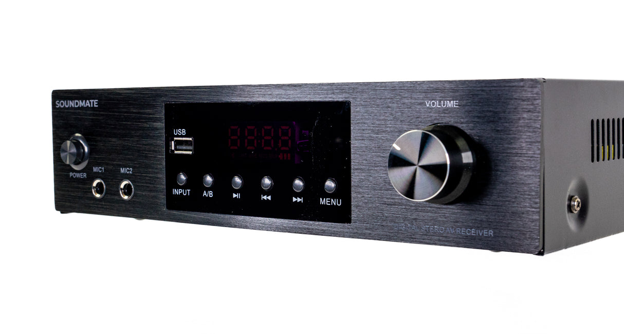 SoundMate Hi-Fi amplificador con Bluetooth (2x50W)