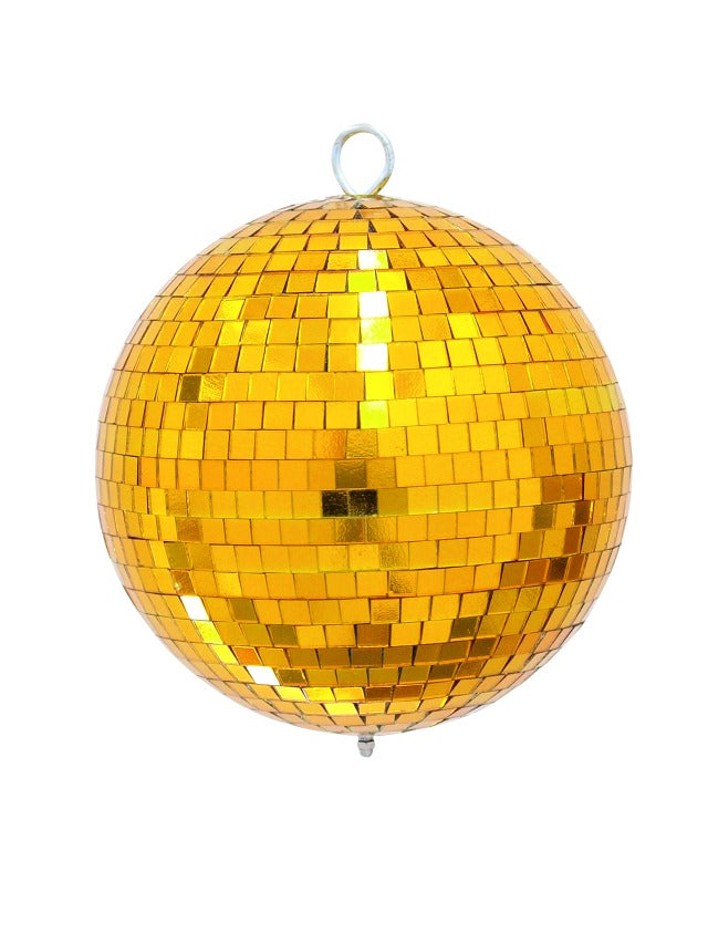 Bola de Espejos 15 cm. Oro)