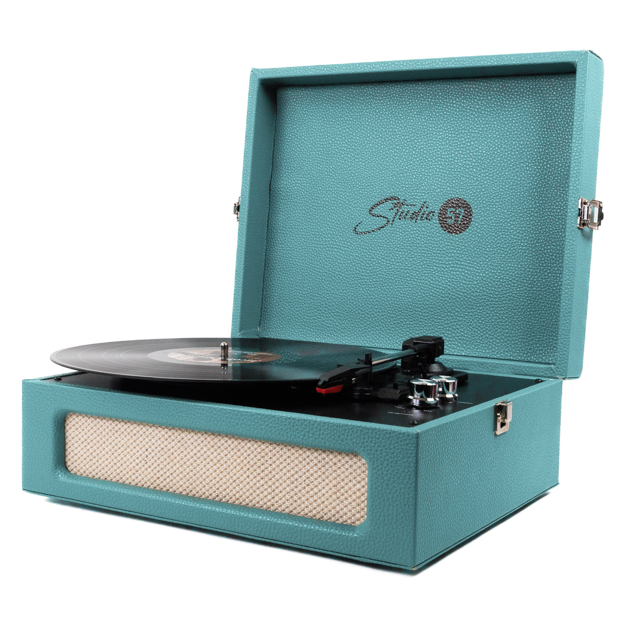 Studio 57 Groovy Turntable with LP Stand (Ivy)