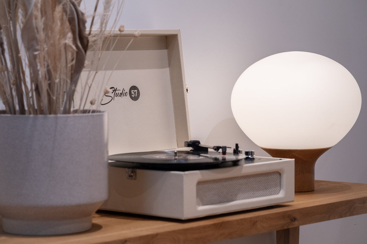 Studio 57 Groovy Turntable (Cream)