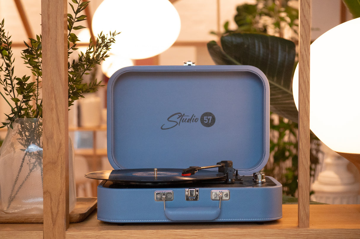 Studio 57 Mellow Turntable (Blue)