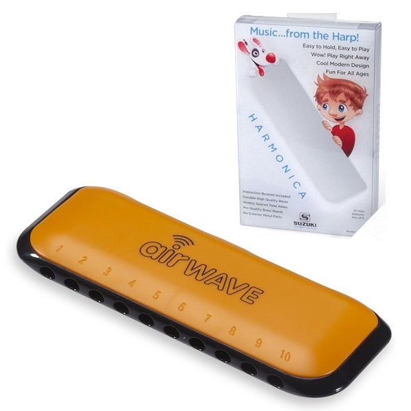 Suzuki AW-1 Airwave Harmonica (Orange)