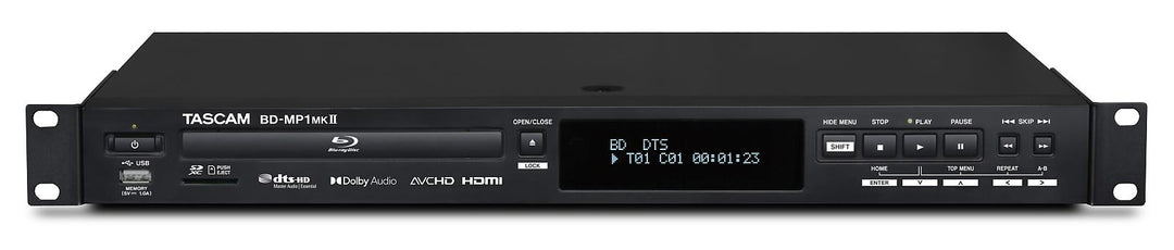 Tascam BD-MP1 mk2 Reproductor de Blu Ray y DVD