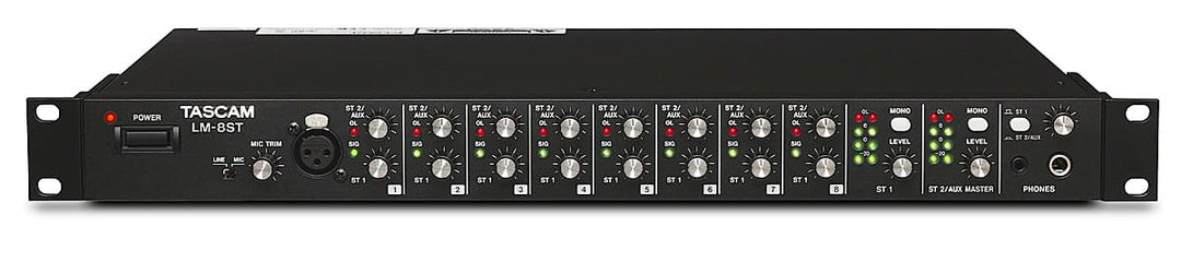Tascam LM-8ST Mezclador de línea de 8 canales estéreo
