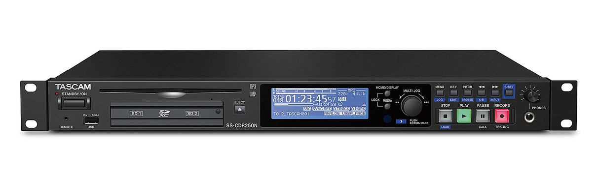 Tascam SS-CDR250 Harddisk og CD recorder WAW/MP3