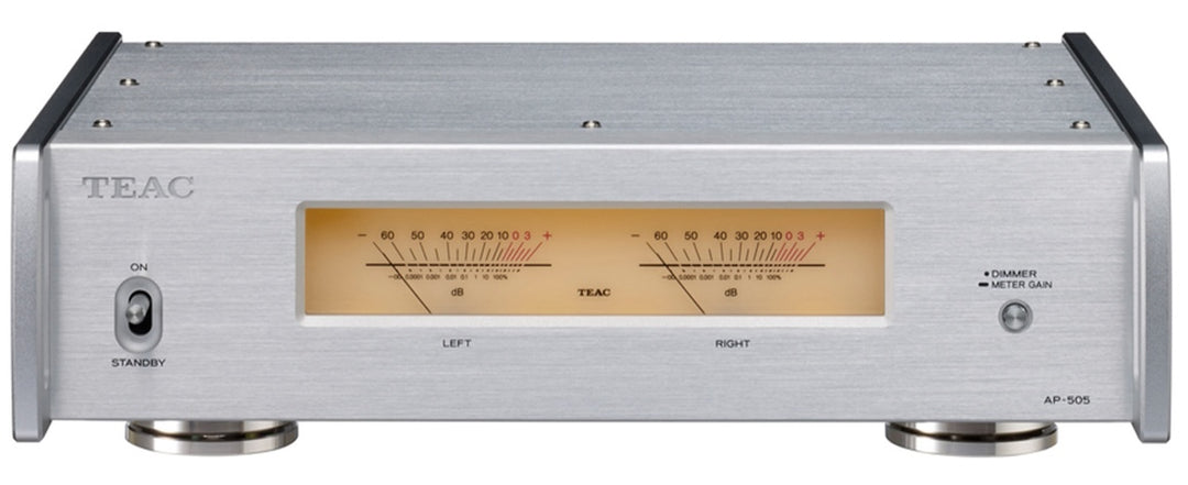 TEAC AP-505 Amplificador de Efecto Estéreo (Plata)
