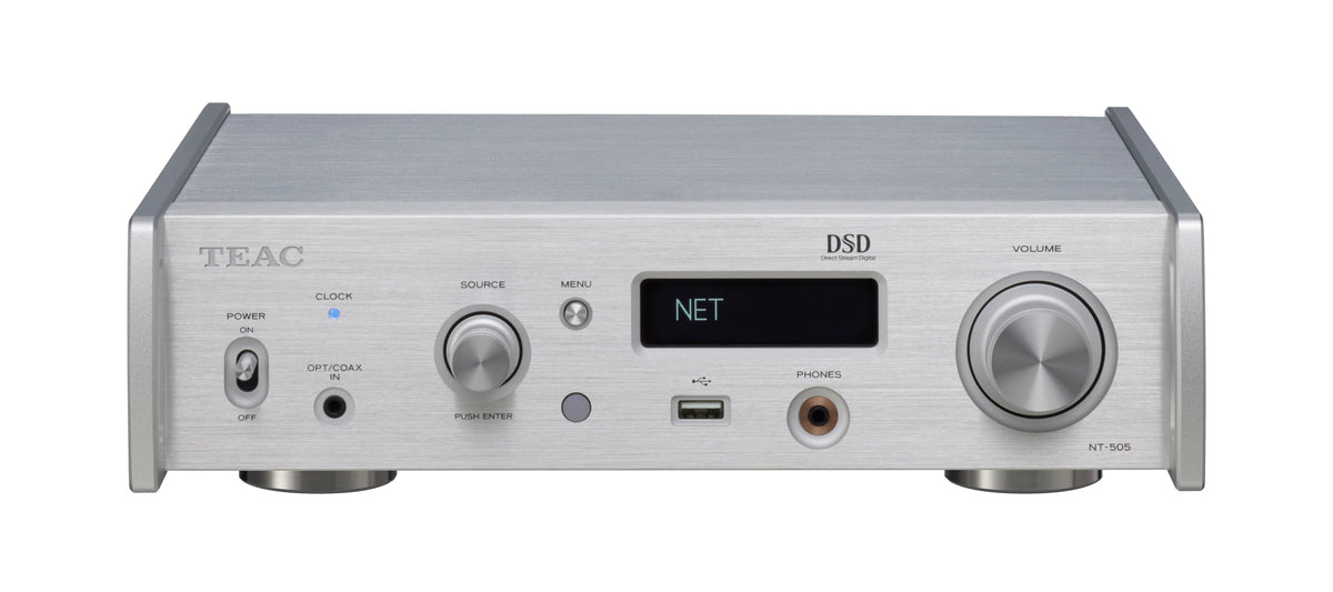 TEAC NT-505-X USB Network DAC Pre-amplificador (Plata)