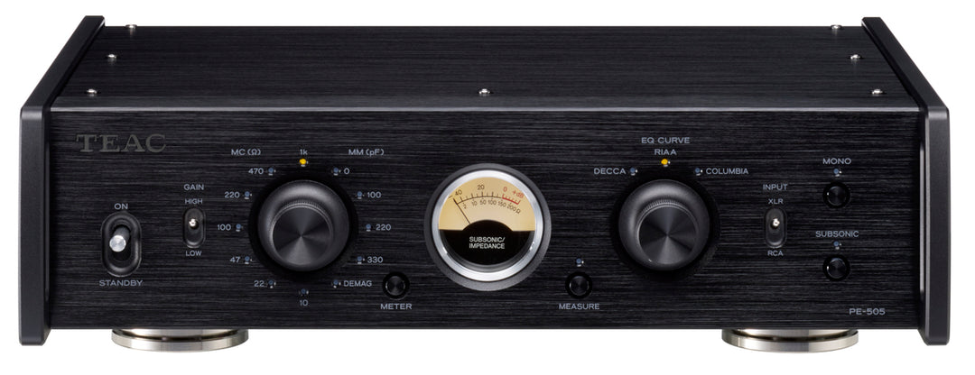 TEAC PE-505 Pre-amplificador Phono (Negro)