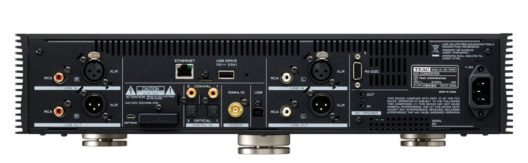 TEAC UD-701N DAC de Red Pre-Amplificador (Negro)