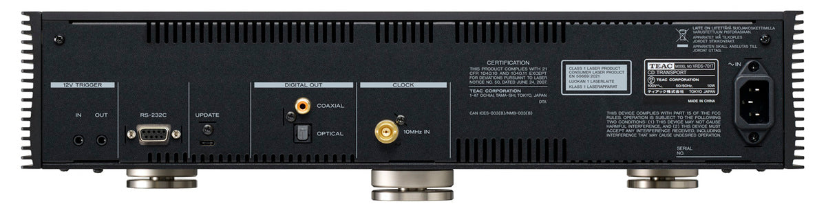 TEAC VRDS-701T Reproductor de CD (Negro)