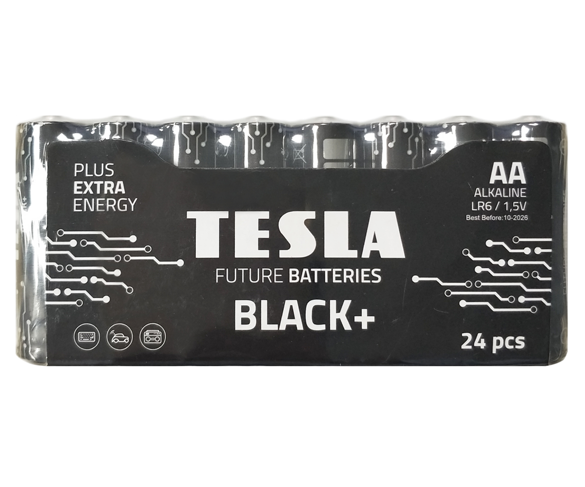 Pilas Tesla Black+ AA (24 uds.)