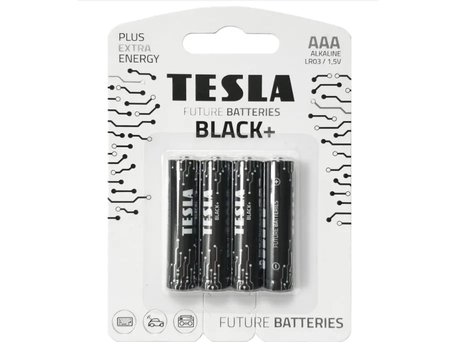 Tesla Black+ AAA Pilas (4 uds)