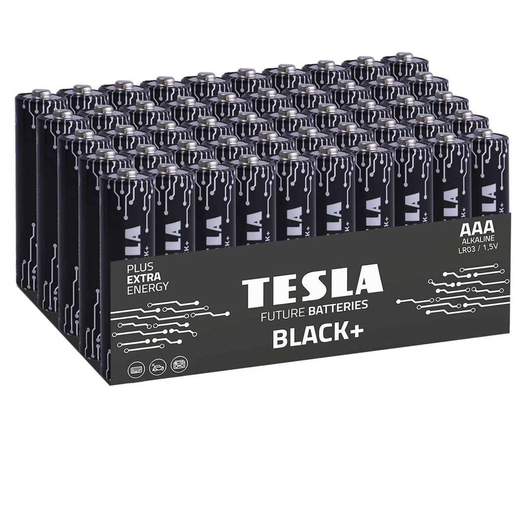 Tesla Black+ AAA Pilas (50 uds)