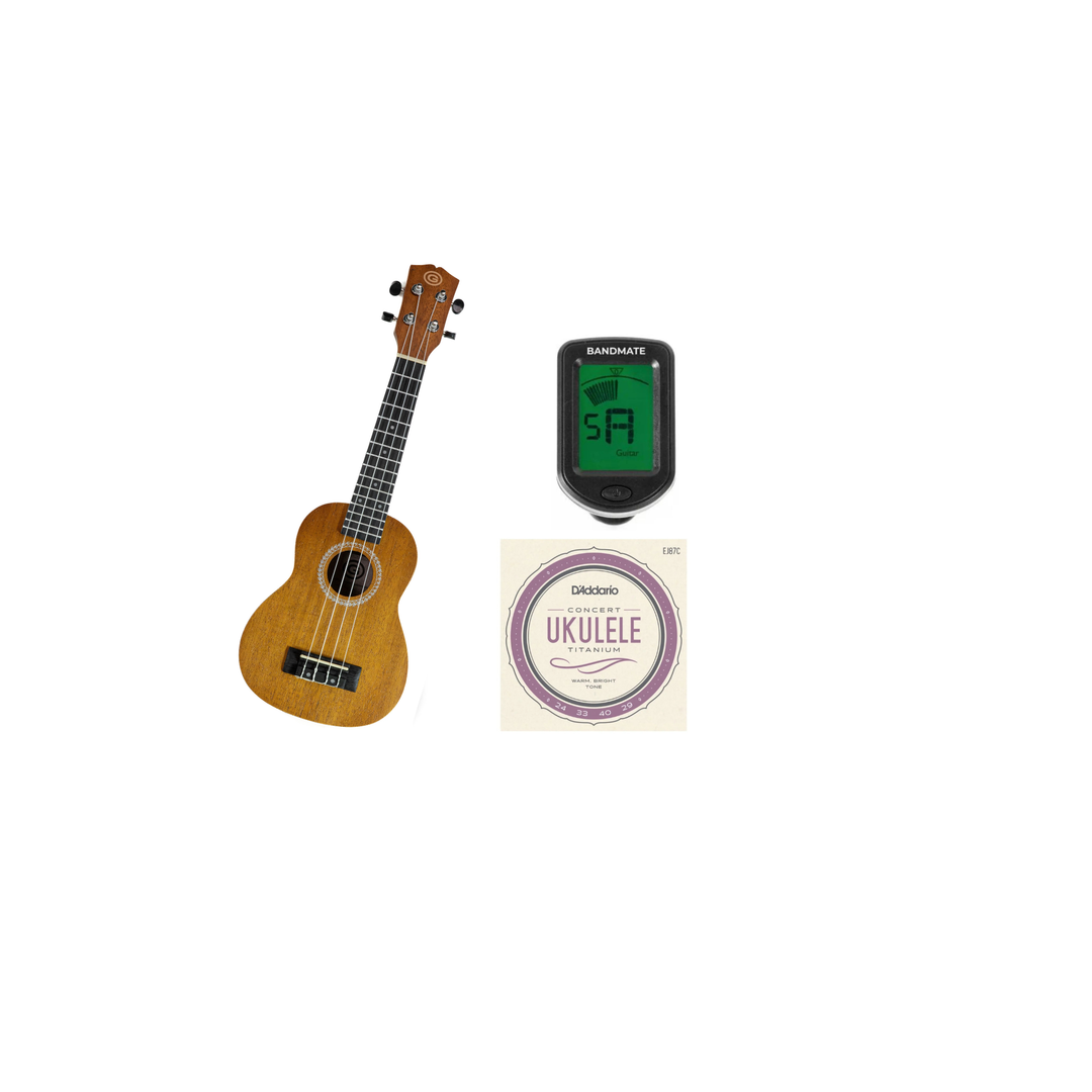 Grooveland Ukeleles Startpakke (Natural)