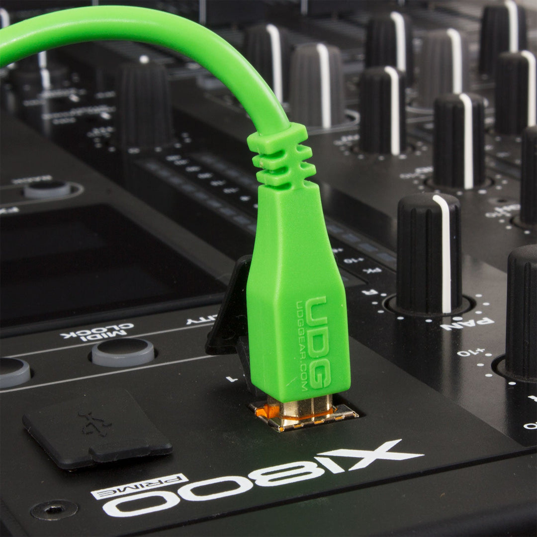 UDG Ultimate Audio Cable USB 2.0 C-B Verde Recto 1,5m