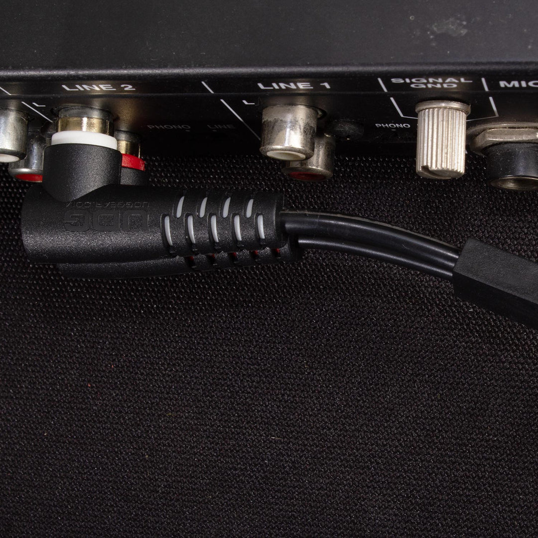 UDG Ultimate Audio Cable Set RCA Recto-RCA Angular Negro 3m