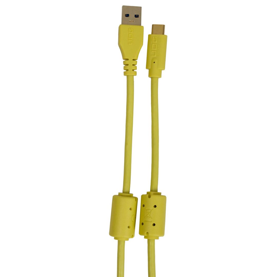 UDG Ultimate Cable USB 3.2 C-A amarillo recto 1,5m