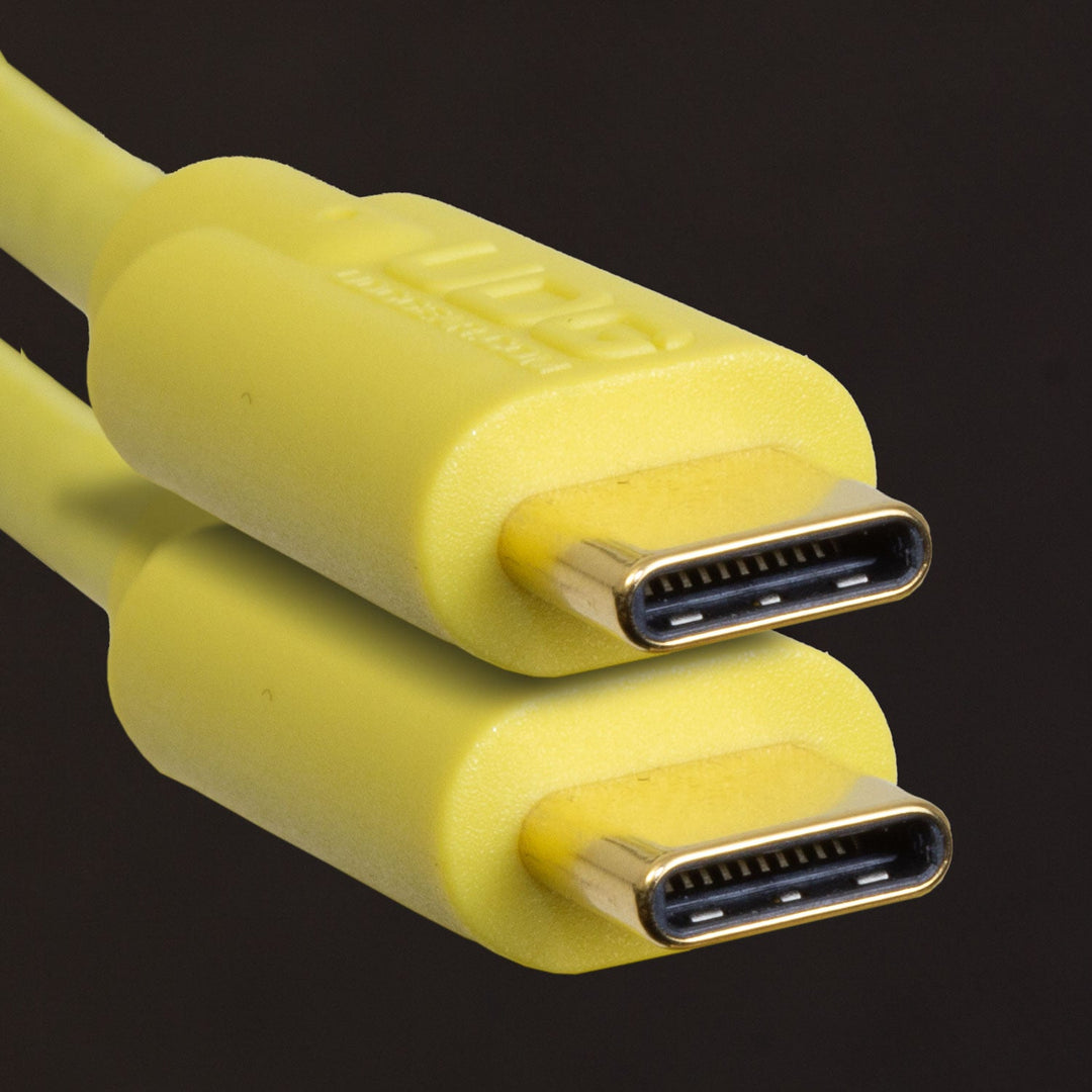 UDG Ultimate Cable USB 3.2 C-C amarilla recta 1,5m