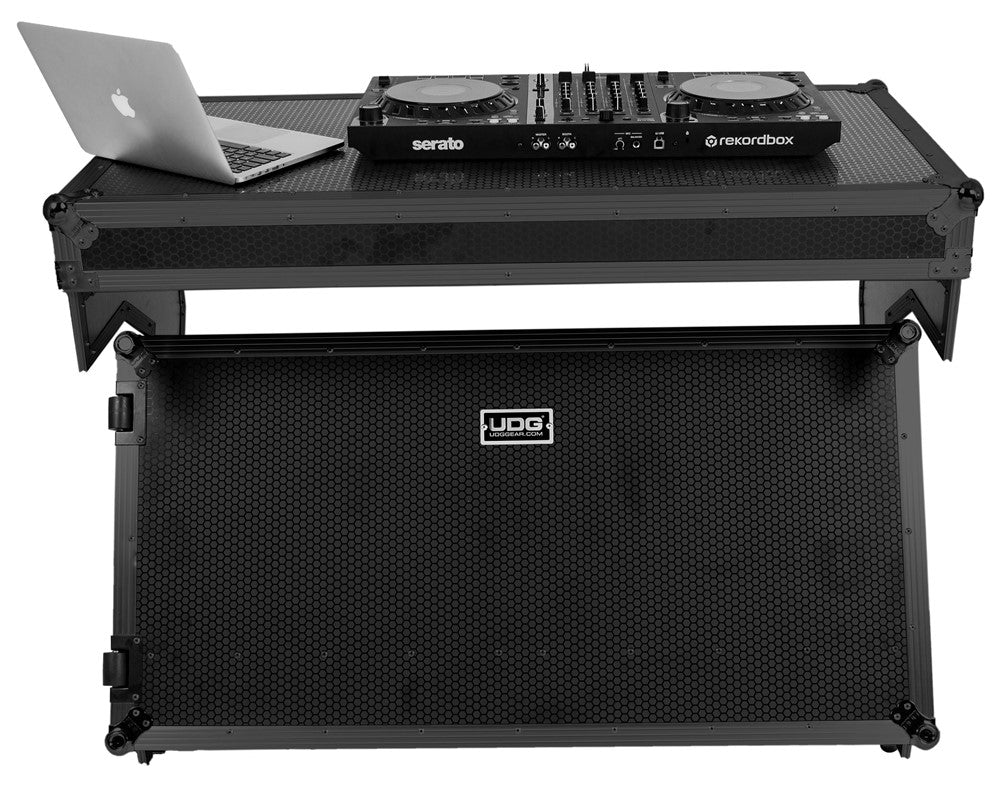 UDG Ultimate Estuche de transporte Portable Z-Style DJ Table Negro Plus (Ruedas)