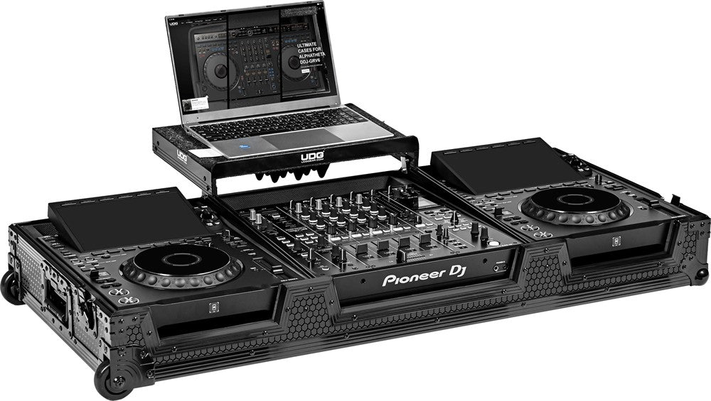 UDG Ultimate Estuche de transporte Set AlphaTheta CDJ-3000X/DJM-A9 Negro Plus (L&W)