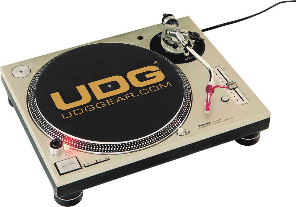 UDG Turntable Slipmat Set Negro / Dorado