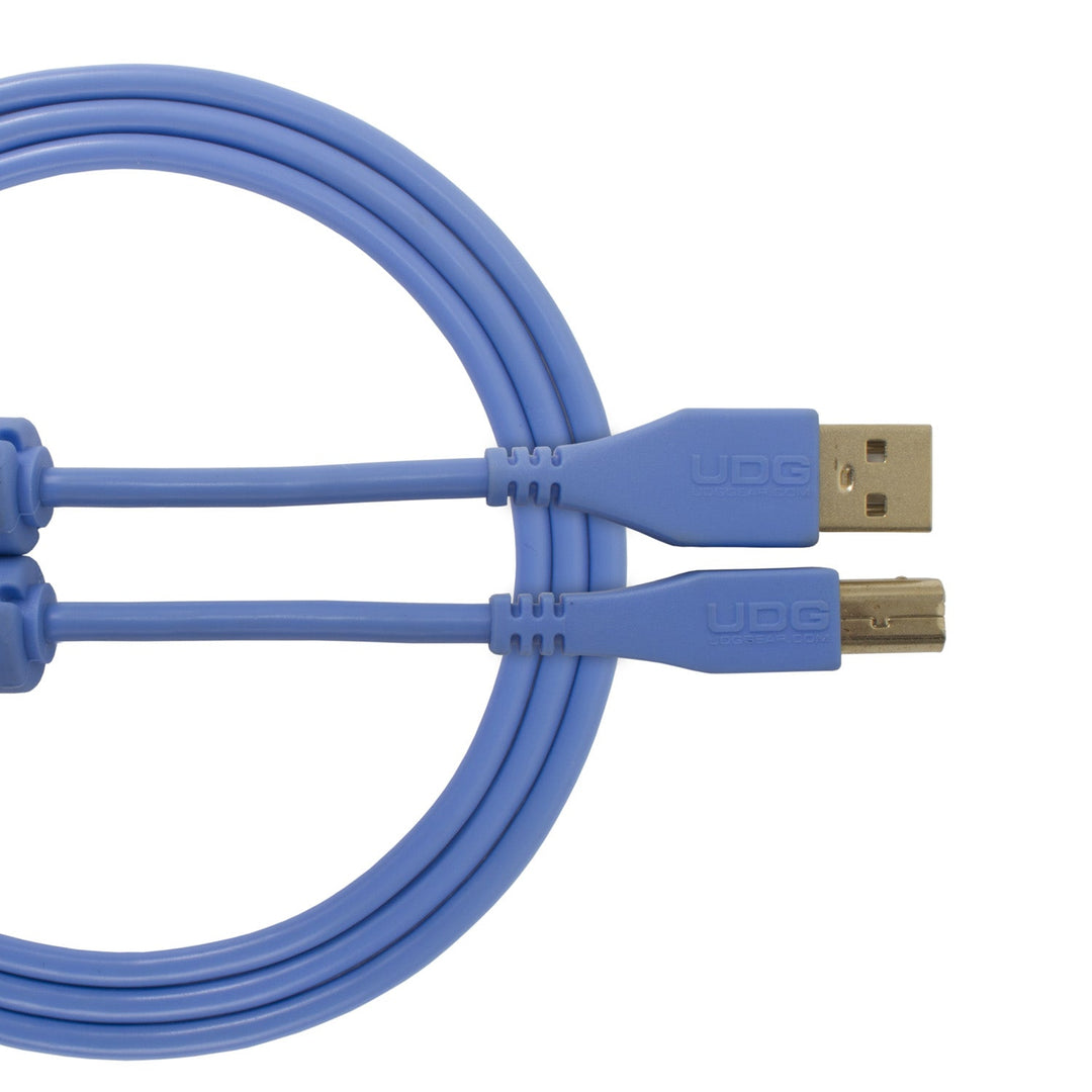 UDG Ultimate Audio Cable USB 2.0 A-B Azul Recto 3m