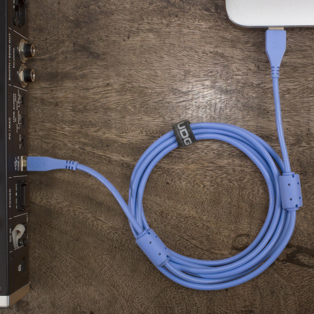 UDG Ultimate Audio Cable USB 2.0 A-B Azul Recto 3m