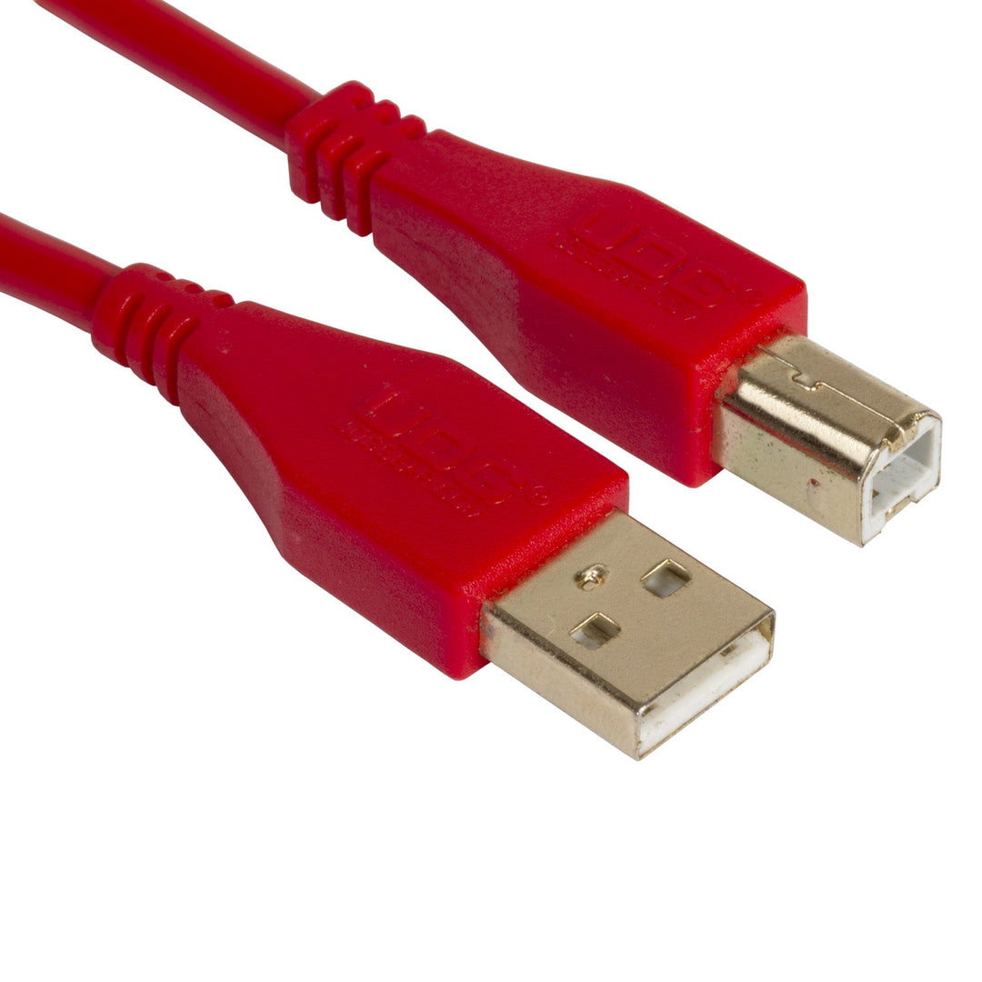 UDG Ultimate Audio Cable USB 2.0 A-B Rojo Recto 1m