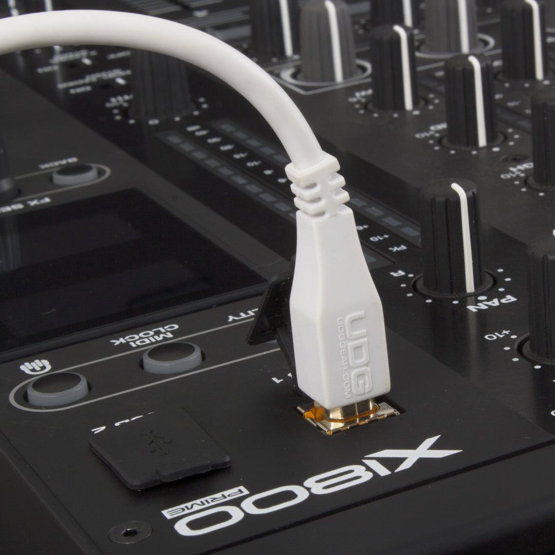 UDG Ultimate Audio Cable USB 2.0 A-B Blanco Recto 3m