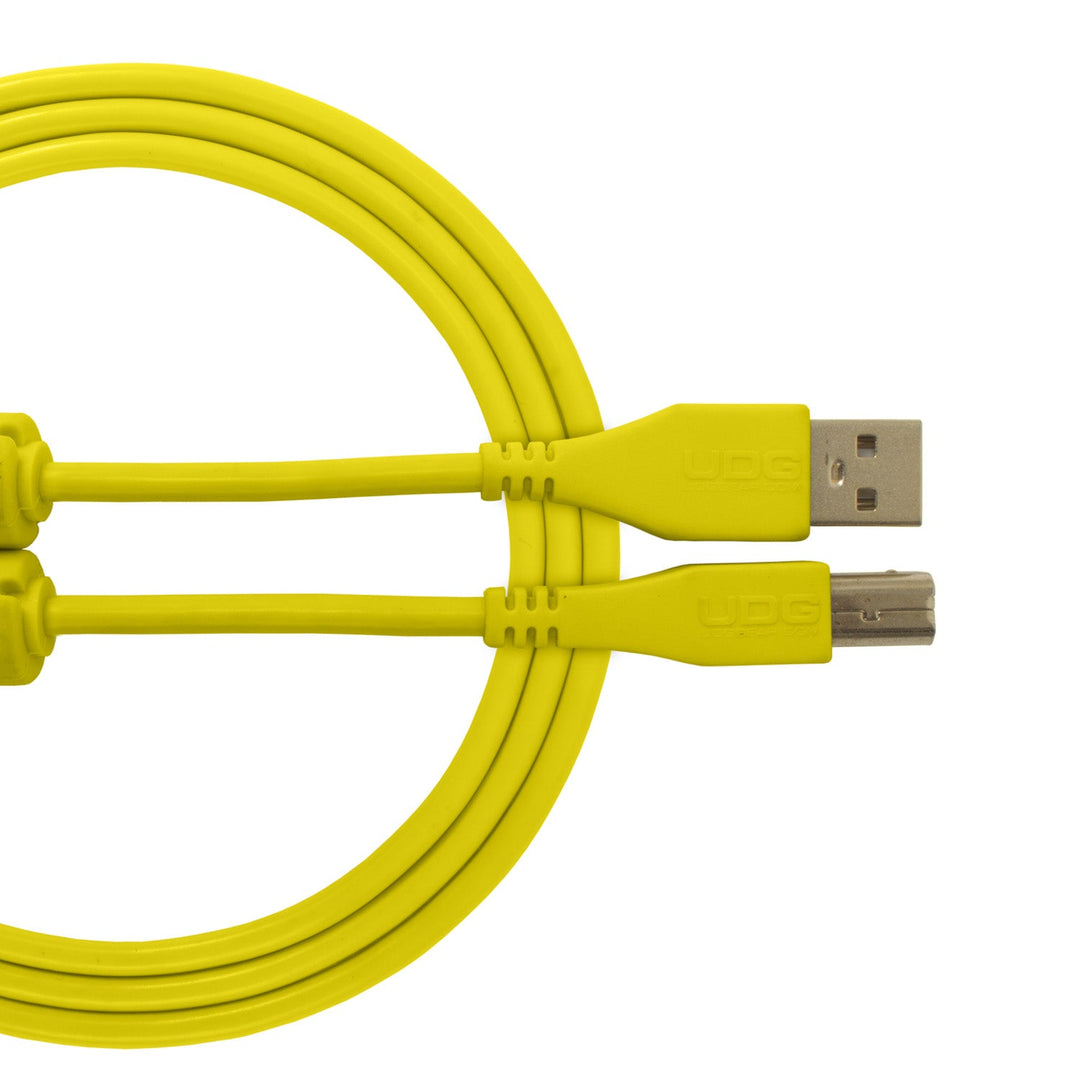 UDG Ultimate Audio Cable USB 2.0 A-B Amarillo Recto 1m