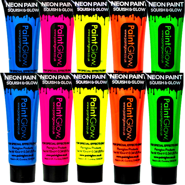 UV Pintura Facial y Corporal para 10 Personas