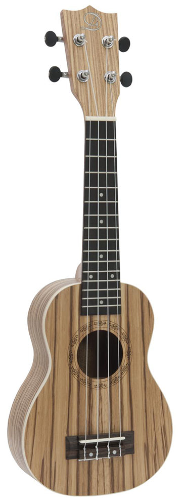DiMavery UK-400 Ukelele Soprano (Zebratræ)