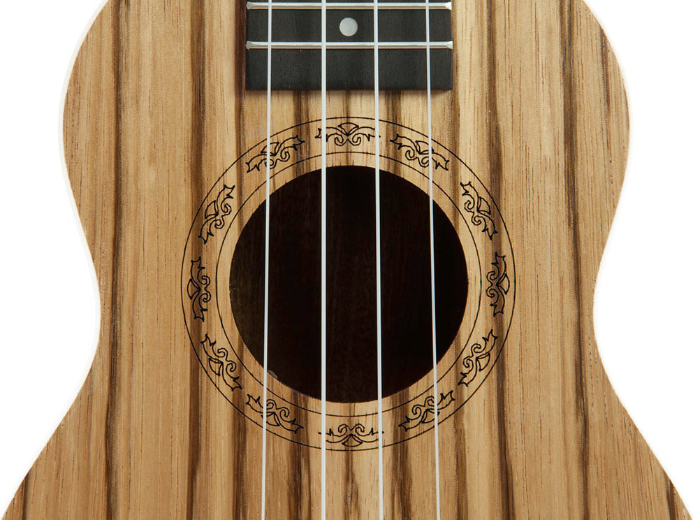 DiMavery UK-400 Ukelele Soprano (Zebratræ)