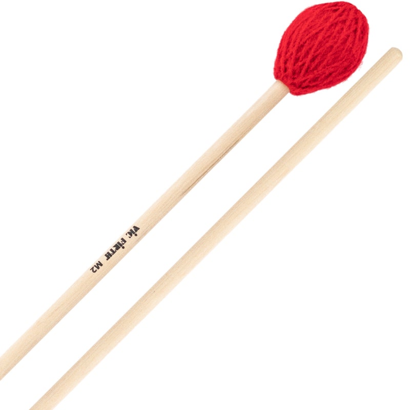 Vic Firth M2 American Custom Keyboard, hilo rojo medio
