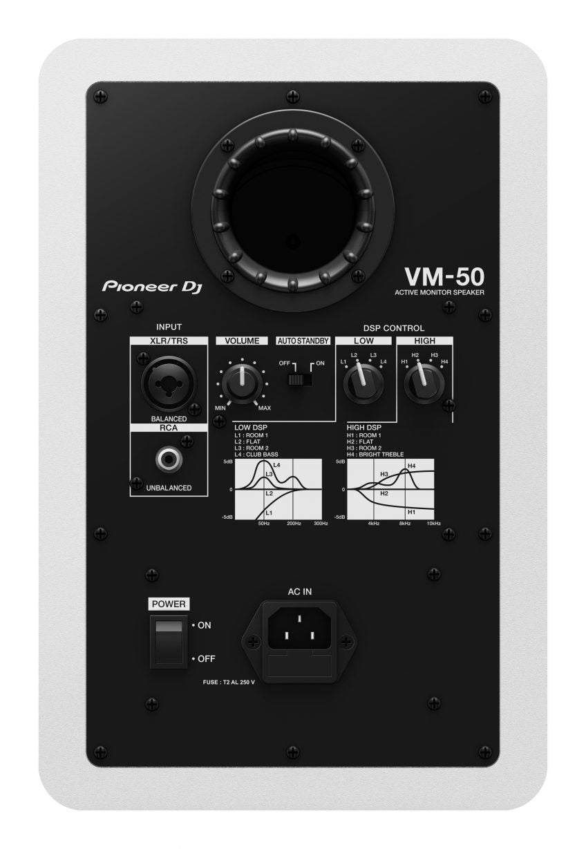 Pioneer DJ VM-50-W Monitor de Estudio Activo