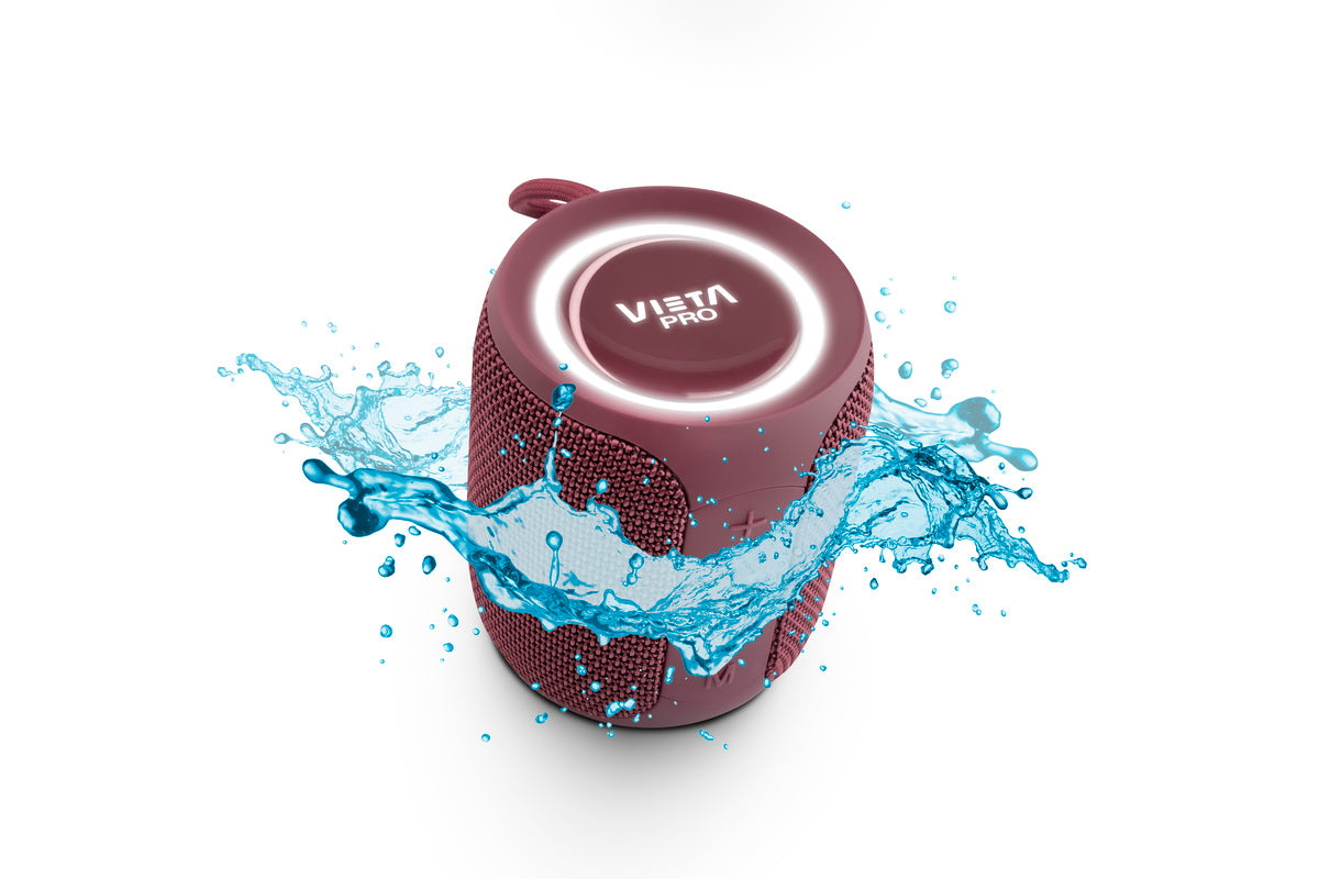 Vieta Pro #GROOVE Altavoz Bluetooth (Rojo)